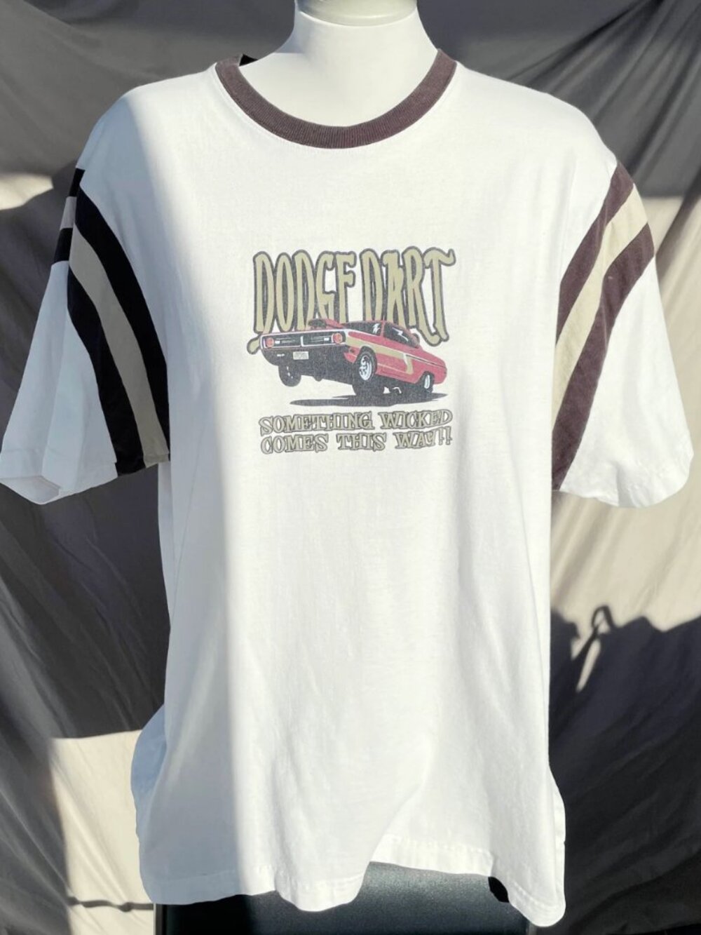 Vintage Car Print Cotton T-Shirt: BC Ethic Retro Style